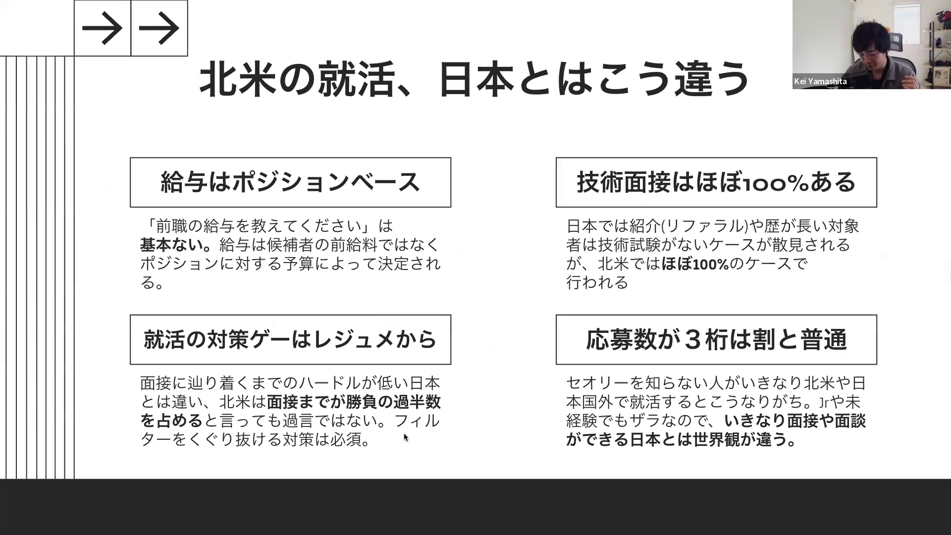 講義スライド: 海外の就活、日本とはこう違う