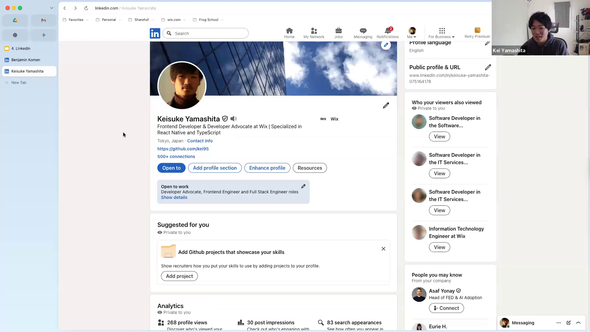 講義スライド: LinkedInプロフィール最適化